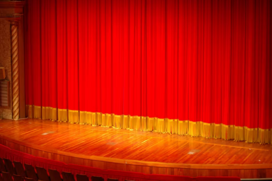 A theatre stage