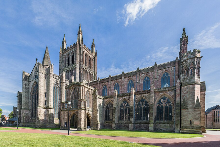 Hereford Cathedral in Herefordshire 